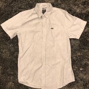 Mens Large RVCA short sleeve button down shirt.